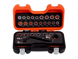 Bahco S Type Ratchet Ring Wrench & Adaptor Set, 29 Piece £79.95